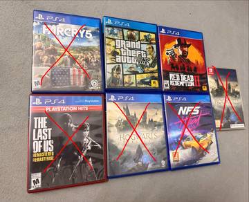 CD PS4 Red Dead Redemption 2 & GTA V