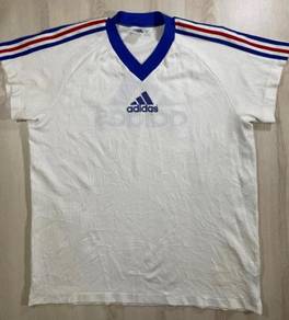 Adidas Vintage White Tee #L Used