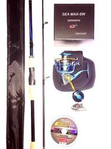 G-tech sea max 5000 reel combo shakespeare rod