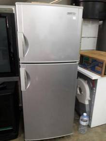 Fridge Peti National 2 Doors Silver Refrigerator