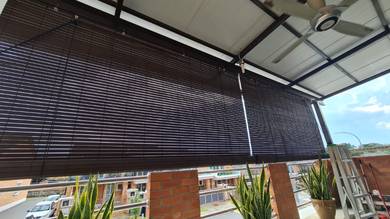 Outdoor Wooden Blinds