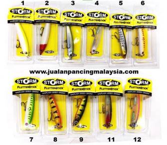 Storm Flutter Stick 7cm 7g PEACOCK BASS LURE