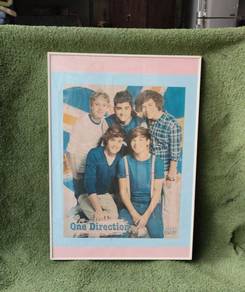 B189   Old Poster ONE DIRECTION with Frame