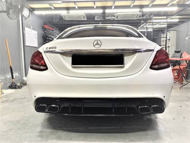 Benz C-Class W205 Facelift Rear Diffuser Bodykit