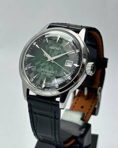 Custom Seiko Mod 40.5mm Green Diamond Presage