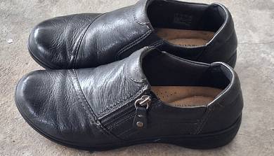 Kasut Leather Clarks Women Ori