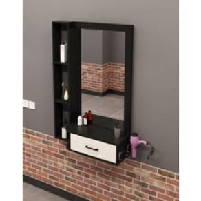 Mirror Black Hitam Make Up Desk Dressing Table