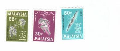 Mint Stamp SEAP Games Malaysia 1965