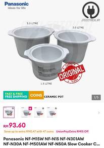 Panasonic slow cooker 1.5 litre