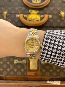 Rolex Lady Datejust 26 Half 18K 750 Yellow Gold Ju