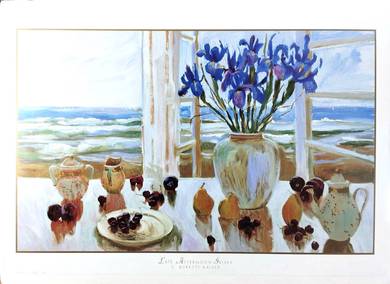 Late Afternoon Irises by S. Burkett Kaiser