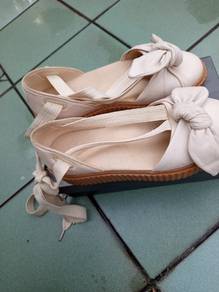 Fenty x Puma Leather Bow Creeper Sandals