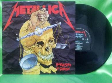 Metallica HARVESTER OF SORROW 1988 UK LP