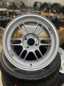 NEW 15x7 4x100 ENKEI RPF1 MADE IN JAPNA MYVI CITY
