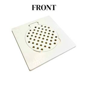 PVC Floor Trap 4" x 4" Penutup Lubang Bilik Mandi