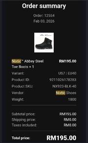 Nixtic™ Abbey Steel Toe Boots