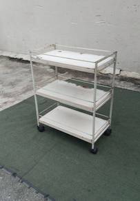 YE03H Troli Rak Besi Metal Trolley Rack with Wheel