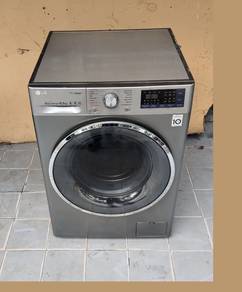 LG front load hot washer washing machine 10.5 kgs