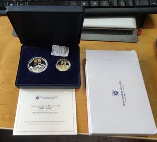 Malaysia Proof Coin set of 2  KL City 2022