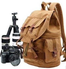 J9252 Retro Cameras Travel DSLR Bag Backpack
