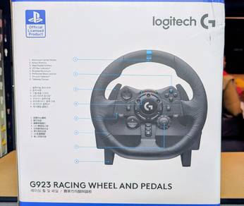 New Logitech G923, PS5 PS4 Racing Simulator, Compl