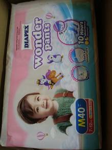 Pampers diapex wonder pants saiz M