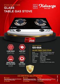 Glass Table Gas Stove (GS-68A)