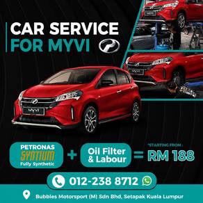 Perodua My-vi Petronas Engine Oil Service Maintane