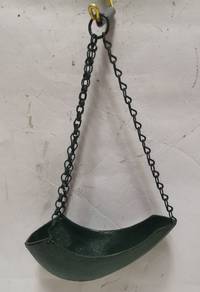 Cast Iron boat-shaped hanging wave plover Japan ik