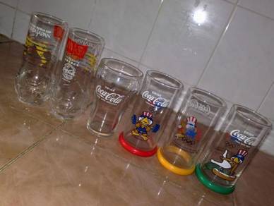 Cawan coca cola coke glass cup 7