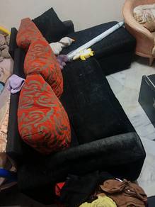L-shaped sofa — moving out must go!