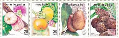 Mint Stamp Rare Fruit Malaysia 1999