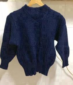 Kids Wool Sweater (Dark Blue)