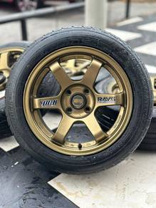 Te37 15 inch sportrim Wira satria blm flx