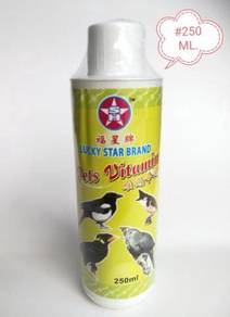 Lucky Star Bird Vitamin 250ml Burung Solution