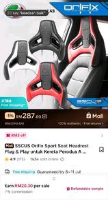 sport head rest arm rest myvi fl