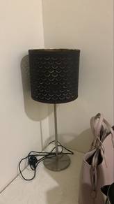 Stylish Table Lamp with Black Shade