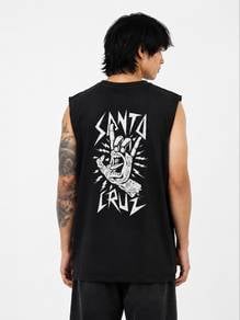 Santa Cruz Vintage Custom Sleeveless Graphic Tee