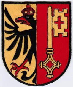 Canton of Geneva Coat of Arms Switzerland Patch