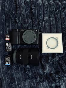 Sony a6400 camer with 50mm lens