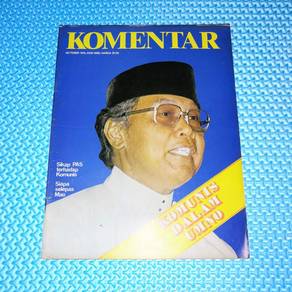 Vintage Majalah Komentar Okt 1976 King Ghaz Cover