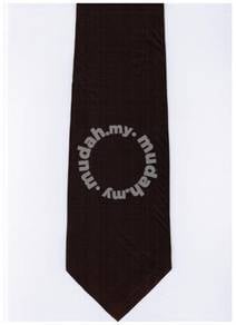 Dark Brown Top Quality Solid Formal Neck Tie