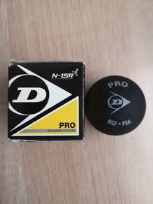 Dunlop Pro Double Yellow Dot Squash Ball (NEW)