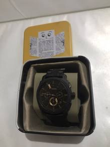 Fossil Chronograph Watch Black