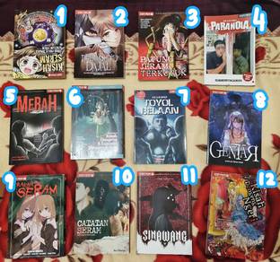 Collection Horror Comic Gempak Starz Komik Seram