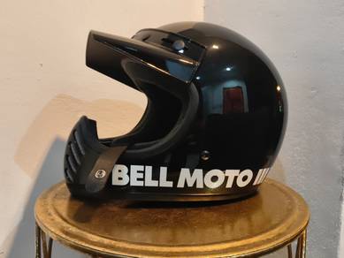 Original Bell Moto-3 Helmet (Gloss Black) + Visor 