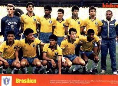 Rare jersey BRAZIL 1986 1990 WORLD CUP
