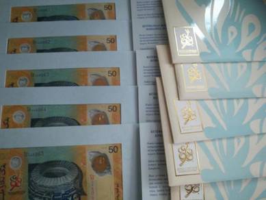 KL98 Commonwealth 5 PCS Banknotes With Folders BNM