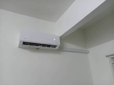 Aircond INVERTER Aux 1.0hp siap pasang B45