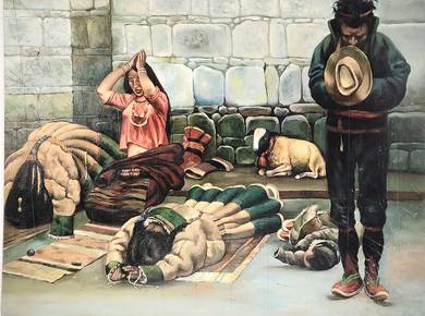 Pilgrimage – Andean Devotion Scene